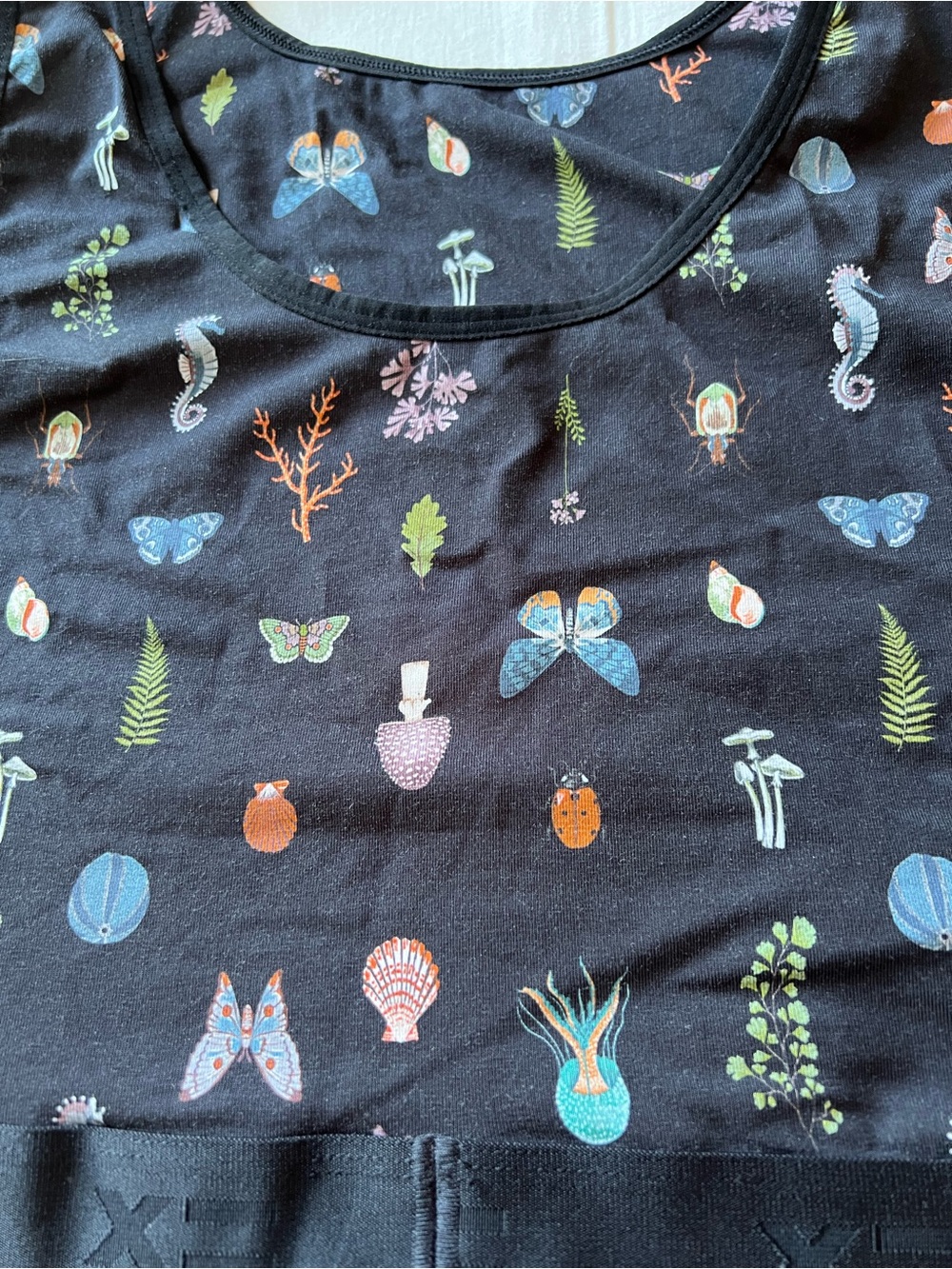 TomboyX Critter Print Scoop Soft Sports Bralette 6X - Picture 2 of 5